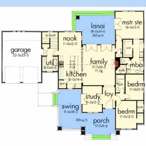 modern house floor plan design